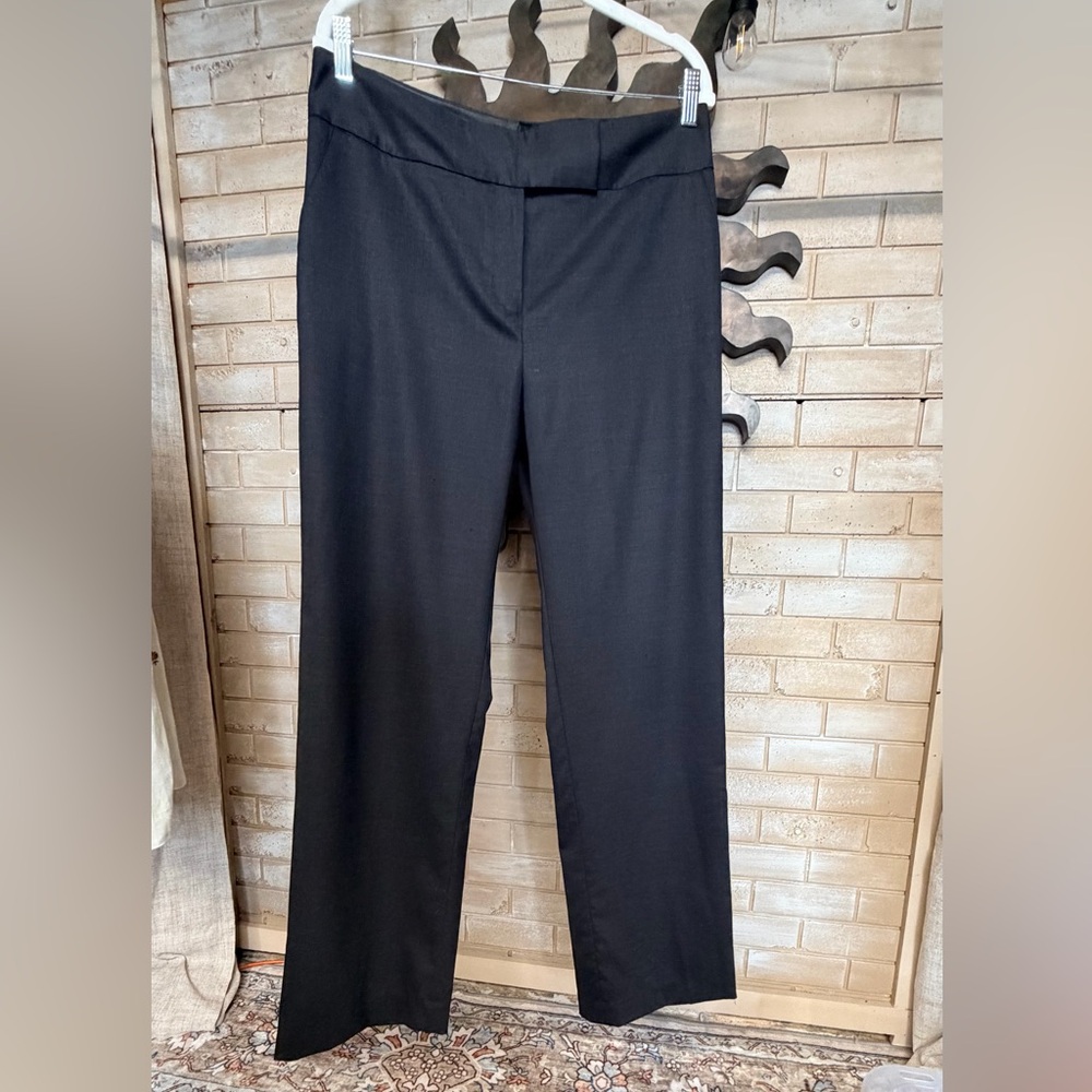 Neiman Marcus Exclusive Wool Blend Trousers Size 12 Tailored Slacks